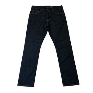 Adriano Goldschmied mens 31x32 Everett slim straight dark wash denim blue jeans